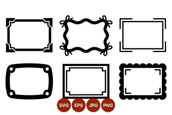 Black and White Decorative Frame Vector: A Designer's Toolkit