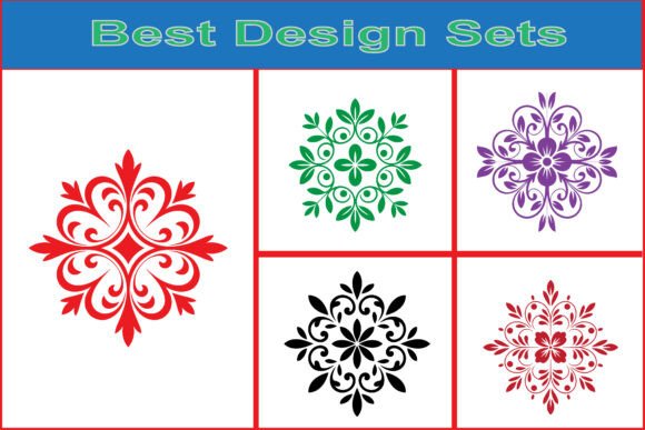 Decorative Flower Ornament SVG Pack: Your Design Toolkit