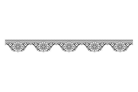 Elegant Lace Ornament: A Vintage Touch for Timeless Design