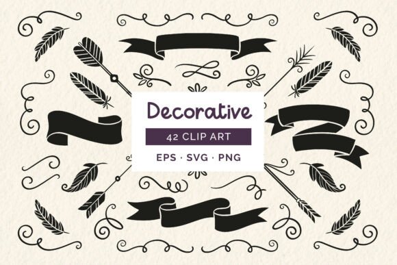 Elevate Your Designs with Vintage Decorative Clip Art