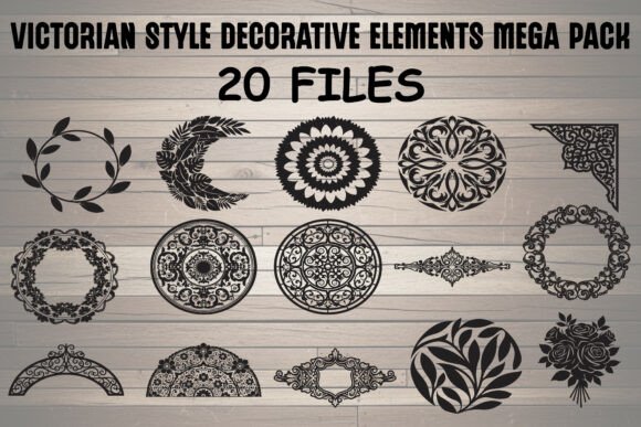 Timeless Elegance: Unlocking the Victorian Style Decorative Elements Mega Pack