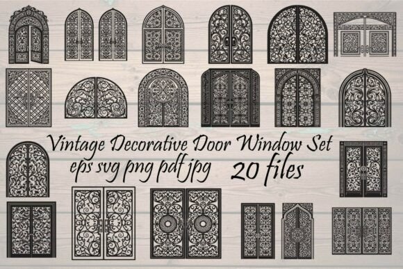 Unlocking Architectural Charm with Vintage Decorative Door Window
