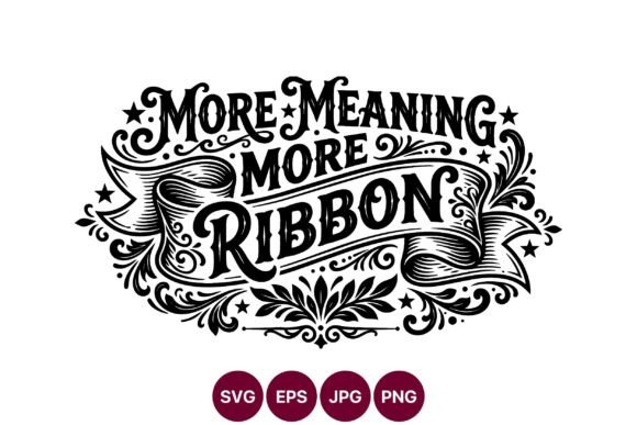 Vintage Decorative Ribbon Design: Classic Charm for Modern Projects